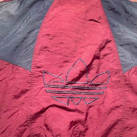 Vintage 90s Adidas Acropolis Hooded Puffer Jacket Coat XL 3 Stripe 90s Skater - Picture 6 of 8